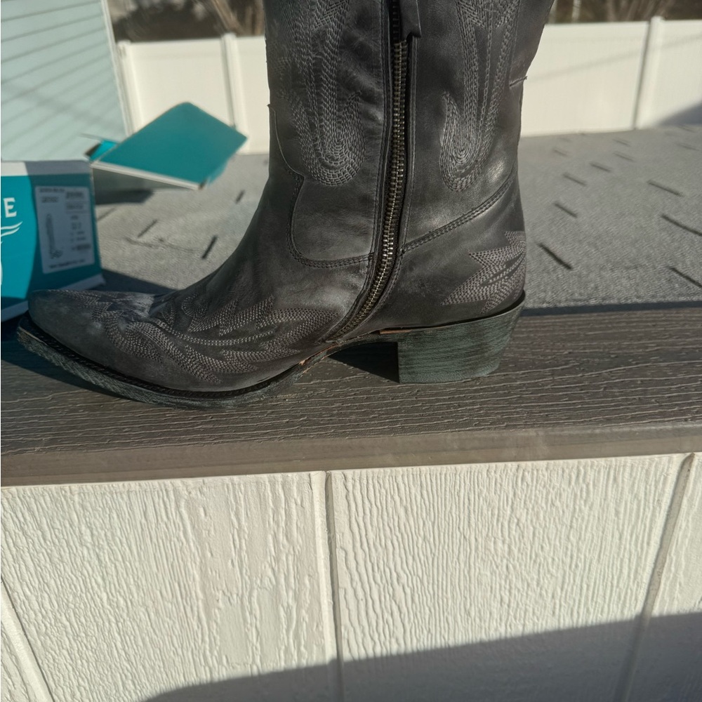 Lane Women's Charcoal Heeled Boots Lexington!!! 🩷 - Picture 11 of 14